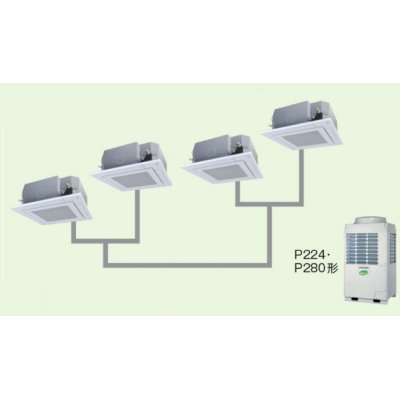 画像1: 新潟・長野・石川・富山・福井・山梨・業務用エアコン　東芝　4方向吹出し　同時ダブルツイン　ワイヤードリモコン　省工ネneo　AUEF28065M　P280（10馬力）　スマートエコR　三相200V