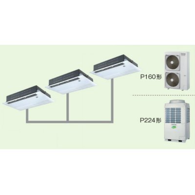 画像1: 新潟・長野・石川・富山・福井・山梨・業務用エアコン　東芝　1方向吹出し　同時トリプル　ワイヤードリモコン　一発節電　ASSC22455A　P224（8馬力）　スーパーパワーエコキュープ　三相200V