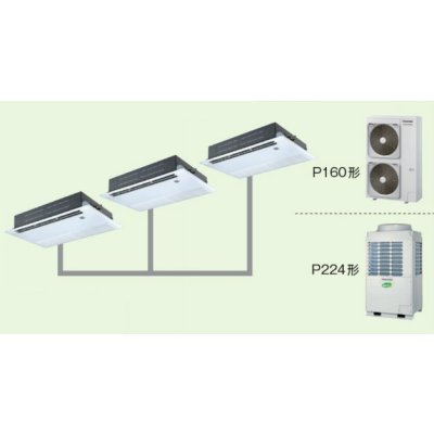 画像1: 新潟・長野・石川・富山・福井・山梨・業務用エアコン　東芝　1方向吹出し　同時トリプル　ワイヤードリモコン　省工ネneo　ASSC16055M　P160（6馬力）　スーパーパワーエコキュープ　三相200V