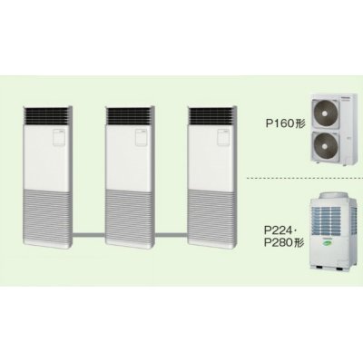 画像1: 新潟・長野・石川・富山・福井・山梨・業務用エアコン　東芝　床置き　スタンドタイプ　同時トリプル　AFSE22455B2　P224（8馬力）　スーパーパワーエコキュープ　三相200Ｖ