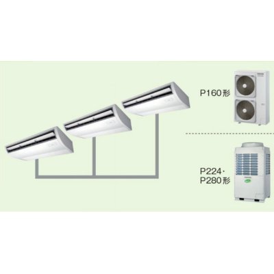 画像1: 新潟・長野・石川・富山・福井・山梨・業務用エアコン　東芝　天井吊形　同時トリプル　ワイヤレス　リモコン　ACSD28075X2　P280（10馬力）　スーパーパワーエコキュープ　三相200V