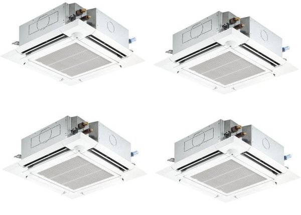 画像1: 新潟・長野・石川・富山・福井・山梨・業務用エアコン　三菱　てんかせ4方向（コンパクト）スリムER　同時フォー　PLZD-ERP280JF　280形（10馬力）　三相200V (1)