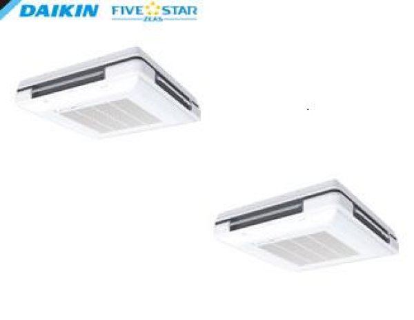 画像1: 新潟・長野・石川・富山・福井・山梨・業務用エアコン ダイキン 天吊ワンダ風流(センシング)タイプ ワイヤード ツイン同時マルチ SSRU80ATD 80形(3馬力) FIVESTARシリーズ 三相200V  (1)